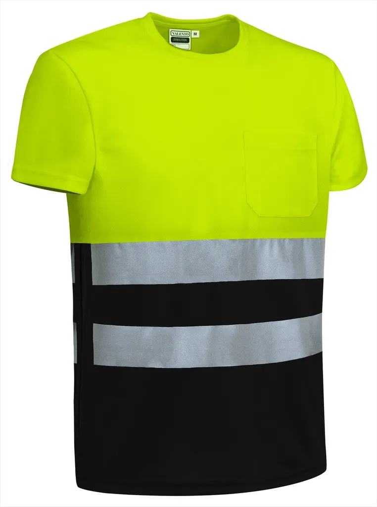 [V791] Camiseta A.V. M-C DEMOLITION V791 (Sin serigrafía, S, amarillo flúor-negro).webp