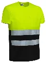 [V791] Camiseta A.V. M-C DEMOLITION V791 (Sin serigrafía, S, amarillo flúor-negro).webp