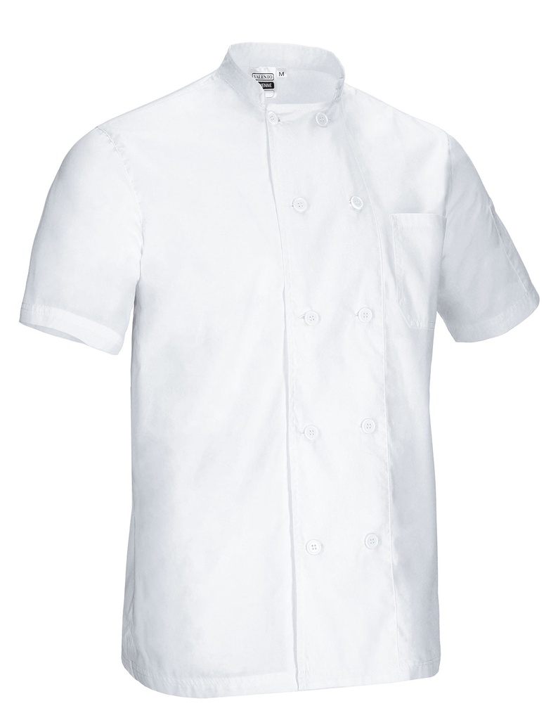 [V687] Chaqueta Chef M/C CAYENNE V687 (Sin serigrafía, S, blanco)