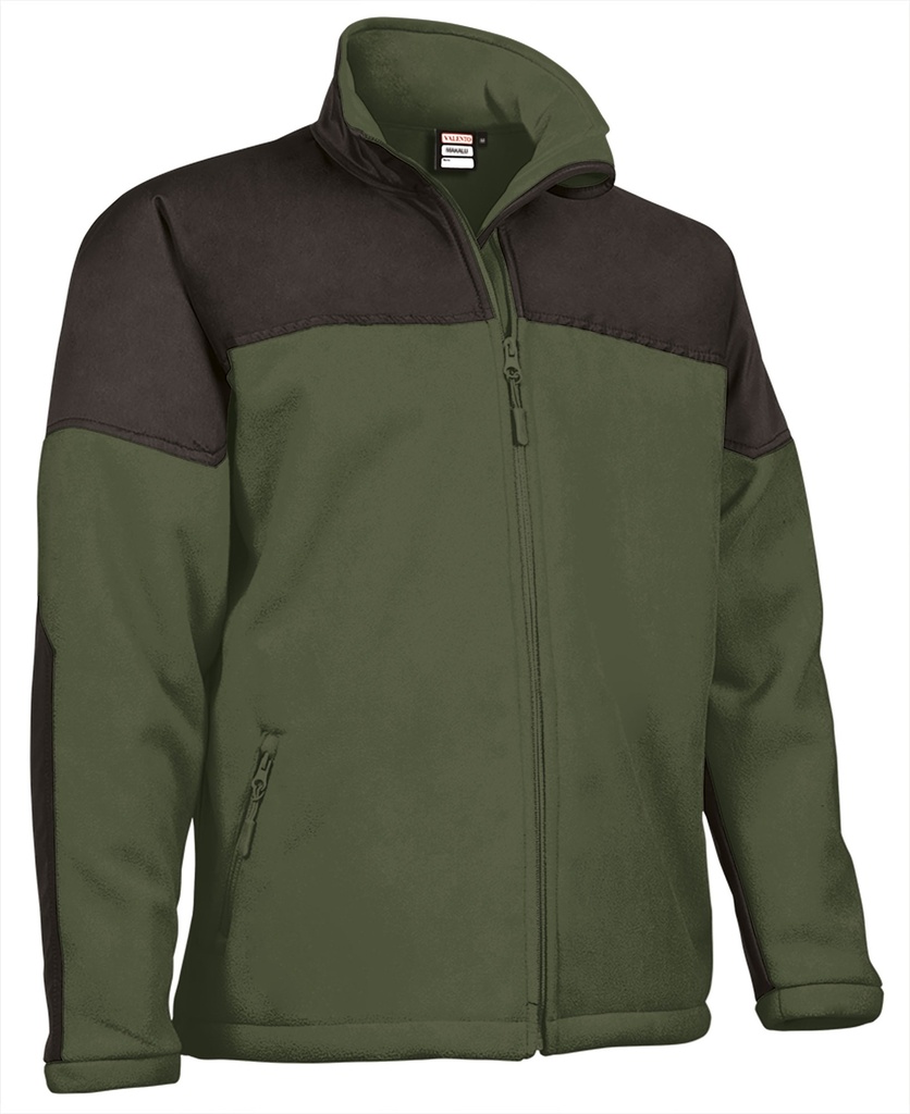 [5079] Chaqueta softshell MAKALU (Sin serigrafía, S, rojo loto-negro)