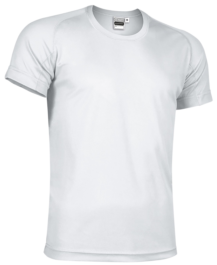 [V163] Camiseta técnica RESISTANCE V163 (Sin serigrafía, S, blanco)