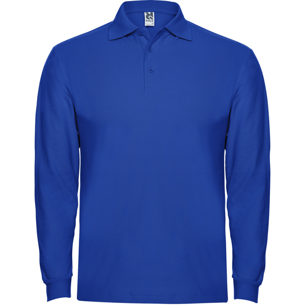 [6635] POLOS ESTRELLA L/S 6635 (S, Sin serigrafía, royal)