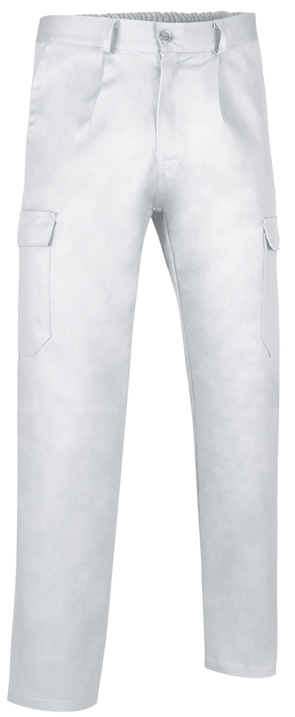 [V424] Pantalón CASTER V424 (Sin serigrafía, S, blanco)