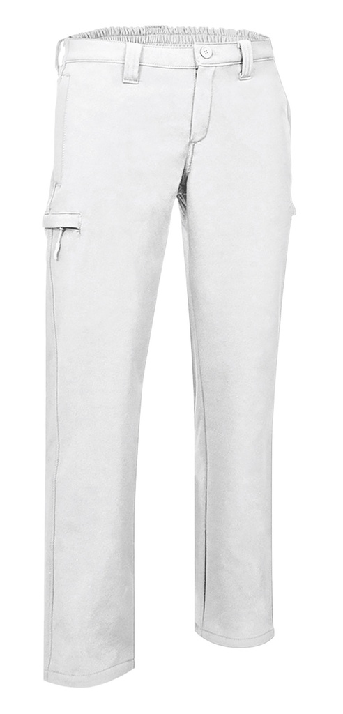 [V809] Pantalón softshell RUGO V809 (Sin serigrafía, S, blanco)