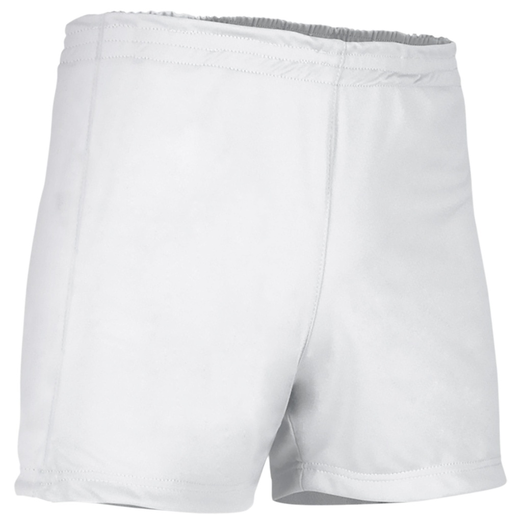 [V180] Pantalón corto deportivo COLLEGE (Sin serigrafía, S, blanco)
