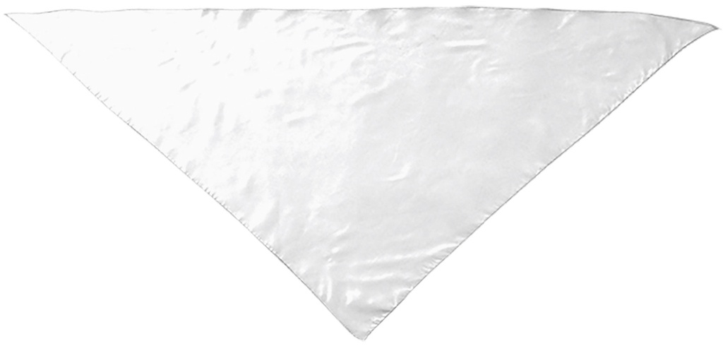 [V526] Pañuelo triangular FIESTA V526 (blanco)